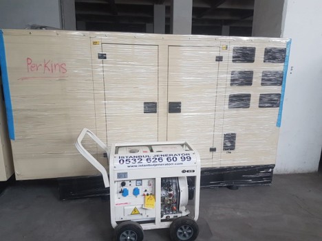 İş Makineleri, 150Kva Perkins Motor Jeneratör Otomatik Kabinli