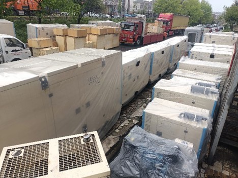 İş Makineleri, Jeneratör, Perkins, 88 Kva Otomatik Kabinli Baudouin Motorlu Stoktan T