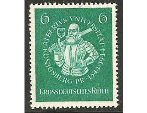 Koleksiyon, Pullar, Almanya (Iıı. Reıch) 1944 Damgasız Königsberg Üniv