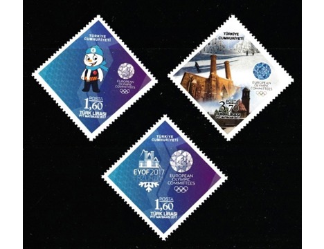 Koleksiyon, Pullar, 2017 Damgasız Eyof Erzurum Avrupa Gençler Olimpik