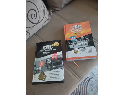 CNC İŞLEME MERKEZİ VE TORNA PROGRAMLAMA  Murat Yazılıdağ Kaynak kitap 2 ADET CNC KİTABI, CNC İŞLEME MERKEZİ VE TORNA PROGRAML