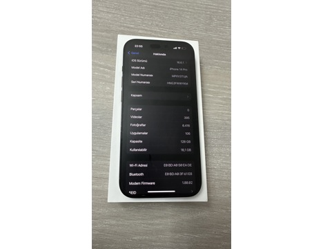 Cep Telefonu, Apple, İphone 14 Pro 128 Gb (Temiz)