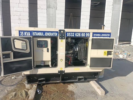 İş Makineleri, Perkins, 35Kva Dizel Jeneratör Otomatik Kabinli Kuançin Mot