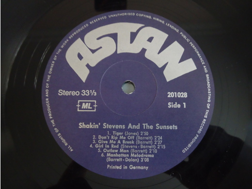 Shakin Stevens The Early Days Plak Müzik, Film (Plak,Cd, Dvd) : Shakin Stevens - The Early Days Lp Temiz