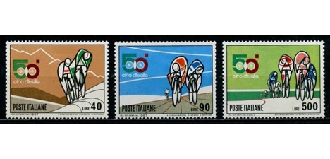 Koleksiyon, Pullar, İtalya 1967 Damgasız Giro D’İtalia’Nın 50. Yılı Se