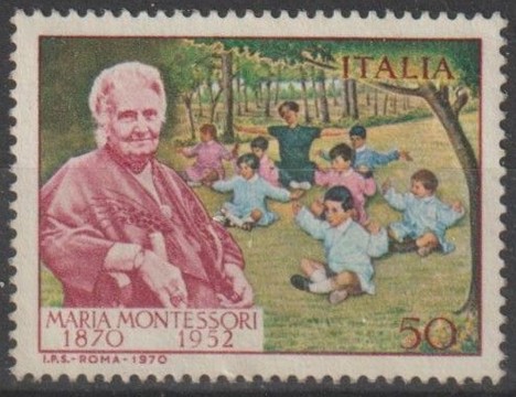 Koleksiyon, Pullar, İtalya 1970 Damgasız Maria Montessori’Nin Doğumunu