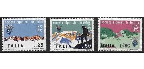 Koleksiyon, Pullar, İtalya 1972 Damgasız Tridente Alpinist Derneği’Nin