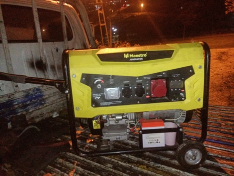 İş Makineleri, Tarmo, 15Kva Aksa Jeneratör Marşlı Akülü