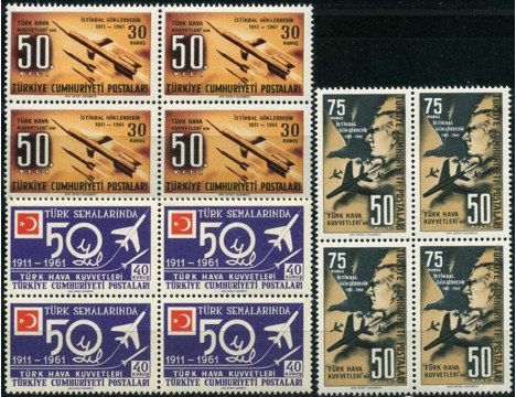 Koleksiyon, Pullar, 1961 Damgasız Türk Hava Kuvvetleri’Nin 50. Yılı Dö