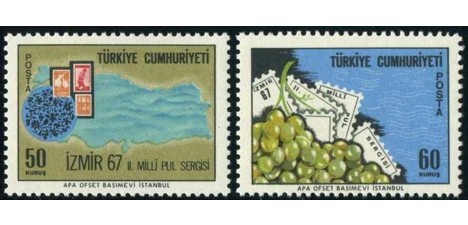 Koleksiyon, Pullar, 1967 İzmir 1967 Pul Sergisi Serisi