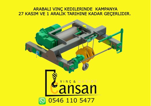 Cansan Cs1 Monoray kedi vinç Cansan, Ugun fiyat çabuk teslim, Cs1