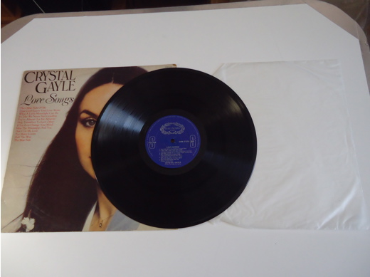 Crystal Gayle Love Songs Plak Müzik, Film (Plak,Cd, Dvd) : Crystal Gayle - Love Songs Lp Temiz