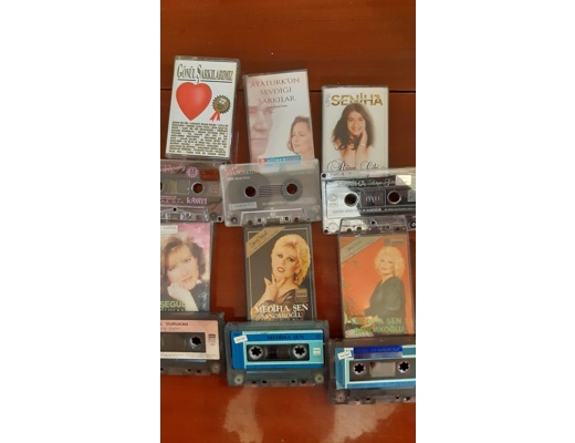 Çeşitli sanatçılar Çeşitli 10 albüm Kaset Müzik, Film (Plak,Cd, Dvd) : Çeşitli sanatçılardan türk sanat müziği orijinal k