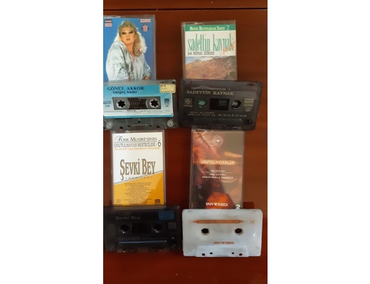 Çeşitli sanatçılar Çeşitli 10 albüm Kaset Müzik, Film (Plak,Cd, Dvd) : Çeşitli sanatçılardan türk sanat müziği orijinal k