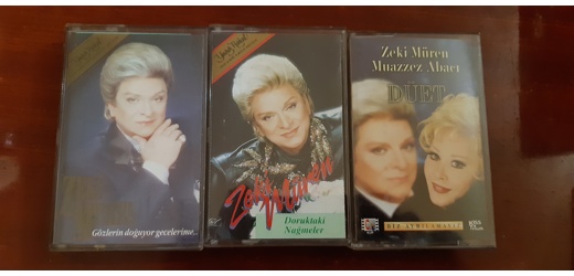 Zeki müren Çeşitli Kaset Zeki Müren den 3 orijinal temiz kaset, Çeşitli