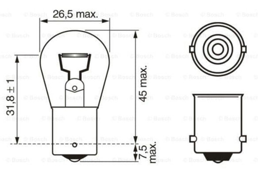 12v P21w 93 Düz Tek Duy Stop Sinyal Ampu 12v P21w 93 Düz Tek Duy Stop Sinyal Ampu 12v P21w 93 Düz Tek Duy Stop S 12v P21w 93 