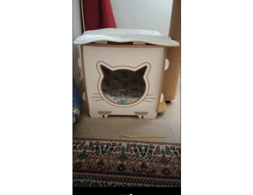 kedi evi kullanışlı ve tırmalama tahtası olan ked kedi evi kedi evi, tırmalama Tahtalı kedi evi, kullanışlı ve tırmalama taht