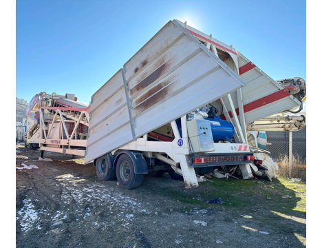 İş Makineleri, Beton Santralleri, Mesaş, 80 M3 Mobil Beton Santrali (2021 Model)