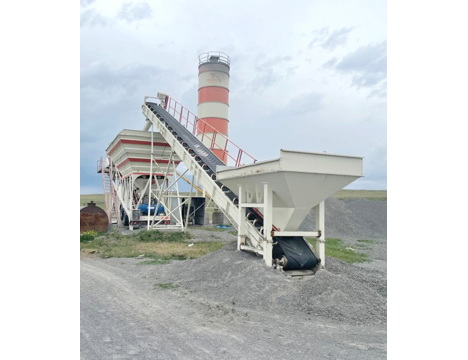 İş Makineleri, Beton Santralleri, Mesaş, 80 M3 Mobil Beton Santrali (2021 Model)