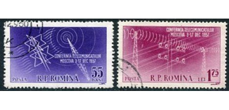 Koleksiyon, Pullar, Romanya 1958 Damgalı Sosyalist Ülkelerin Posta Ve