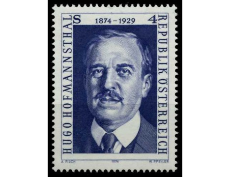 Koleksiyon, Pullar, Avusturya 1974 Damgasız Hugo Von Hofmannsthal’In D