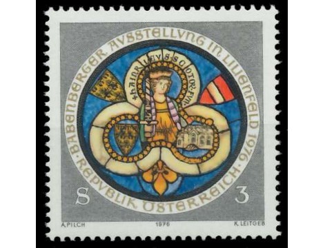 Koleksiyon, Pullar, Avusturya 1976 Damgasız Lilienfeld Babenberg Sergi