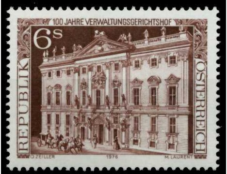 Koleksiyon, Pullar, Avusturya 1976 Damgasız Verwaltungsgerichtshof İcr
