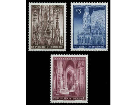 Koleksiyon, Pullar, Avusturya 1977 Damgasız St. Stephen’S Katedrali’Ni