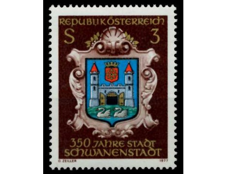 Koleksiyon, Pullar, Avusturya 1977 Damgasız Schwanenstadt’In 350.Yılı