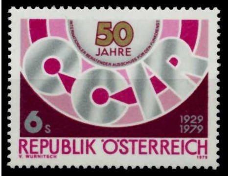 Koleksiyon, Pullar, Avusturya 1979 Damgasız Uluslar Arası Radyo Danışm