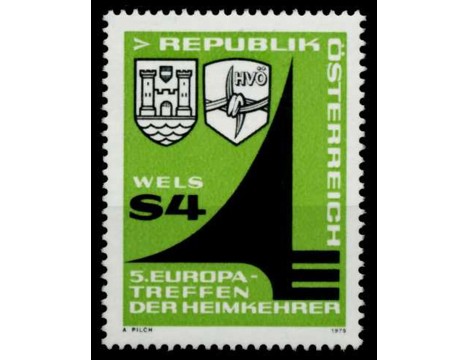 Koleksiyon, Pullar, Avusturya 1979 Damgasız Wels’E Dönen Eski Savaş Es