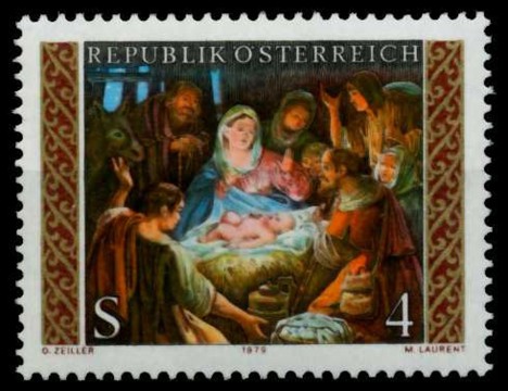 Koleksiyon, Pullar, Avusturya 1979 Damgasız Christmas Serisi