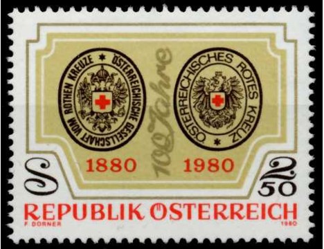 Koleksiyon, Pullar, Avusturya 1980 Damgasız Avusturya Kızılhaç’Inın 10
