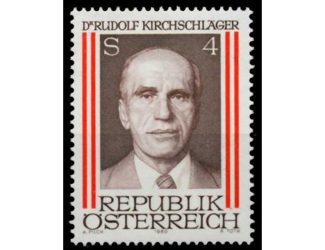 Koleksiyon, Pullar, Avusturya 1980 Damgasız Federal Başkan Dr. Rudolf