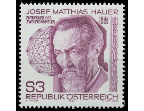 Koleksiyon, Pullar, Avusturya 1983 Damgasız Josef Matthias Hauer’İn Do