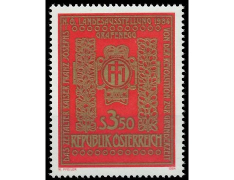 Koleksiyon, Pullar, Avusturya 1984 Damgasız Aşağı Avusturya Eyalet Ser