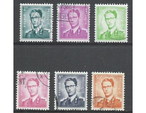 Koleksiyon, Pullar, Belçika 1972 Damgalı Kral Baudouin Serisi