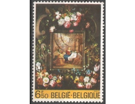 Koleksiyon, Pullar, Belçika 1980 Damgalı Christmas Serisi