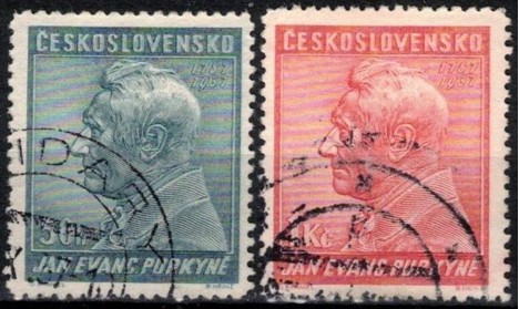 Koleksiyon, Pullar, Çekoslavakya 1937 Damgalı Jan Evangelista Purkyne’