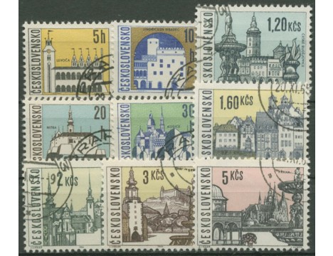 Koleksiyon, Pullar, Çekoslavakya 1965 Damgalı Sürekli Seri