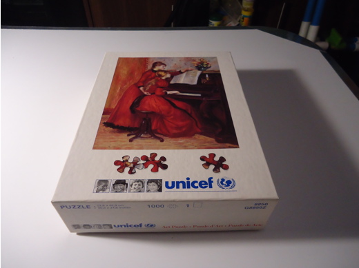 Unicef 1000 Tablo Unicef, Unicef 1000'lik Puzzle Tablo Kullanılmamış