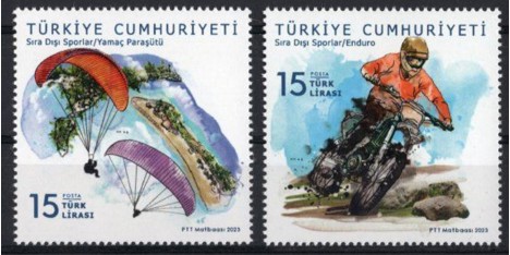 Koleksiyon, Pullar, 2023 Damgasız Sıra Dışı Sporlar Serisi