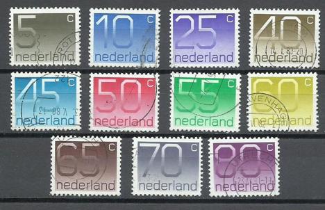 Koleksiyon, Pullar, Hollanda 1976 Damgalı Sürekli Seri