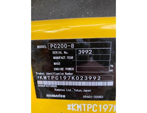 İş Makineleri, Ekskavatör, 2023 Pc 200-8Yeni-532 303 0550, Paletli Eskavator, 2023 Komatsu Pc 200-8-Yeni-532 303 0550