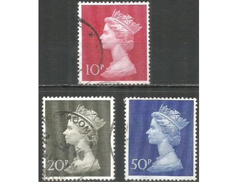 Koleksiyon, Pullar, İngiltere 1970 Damgalı Sürekli Kraliçe 2. Elizabet