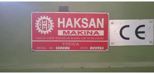 HAKSAN VOUGA FREZE  İş Makineleri : 2003 VOUGA KALIPÇI FREZE  SATILIK İLETİŞİM 0532 30