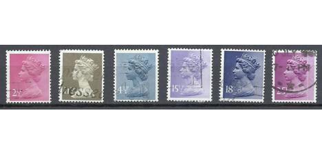 Koleksiyon, Pullar, İngiltere 1981 Damgalı Sürekli Kraliçe 2. Elizabet
