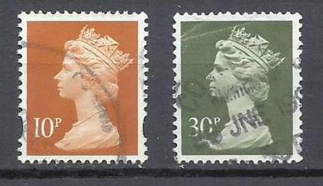 Koleksiyon, Pullar, İngiltere 1995 Damgalı Sürekli Kraliçe 2. Elizabet
