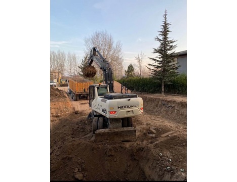 İş Makineleri, Ekskavatör, 2017 Hmk 200 W-3-Bıçaklı, Lastikli Eskavator, 2017 Hidromek 200 W-3-Bıçaklı-532 303 0550