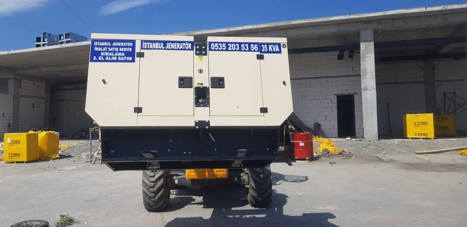 İş Makineleri, Jeneratör, Perkins, Baudouin 25 Kva Otomatik Kabinli Motorlu